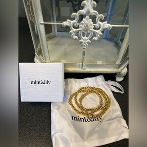 Mint&Lilly Jewelry Mint Lily 3mm 5 Mm Beaded Bracelet Stacking Set